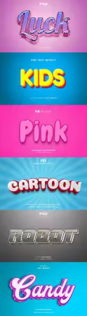 Psd text effect set vol 270