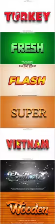 Psd text effect set vol 331