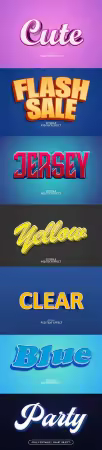Psd text effect set vol 293