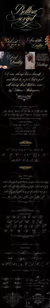 Bellisa Script - Elegant Calligraphy Fonts
