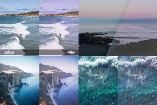 Vintage Ocean View - Mobile &amp; Desktop Lightroom Presets