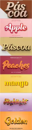 Psd text effect set vol 366