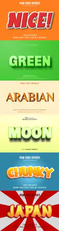 Psd text effect set vol 278