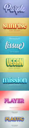 Psd text effect set vol 372