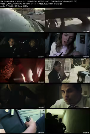 End of Watch 2012 1080p ROKU WEB-DL AAC 2.0 H264-PiRaTeS