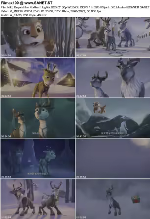 Niko Beyond the Northern Lights 2024 2160p WEB-DL DDP5.1 H265 60fps HDR 2Audio-HDSWEB