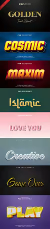Psd text effect set vol 286
