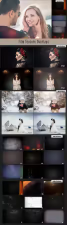 Film Texture Overlays for Photoshop