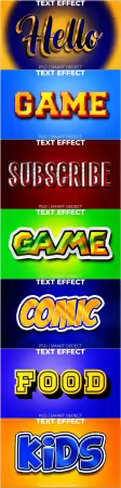 Psd text effect set vol 318