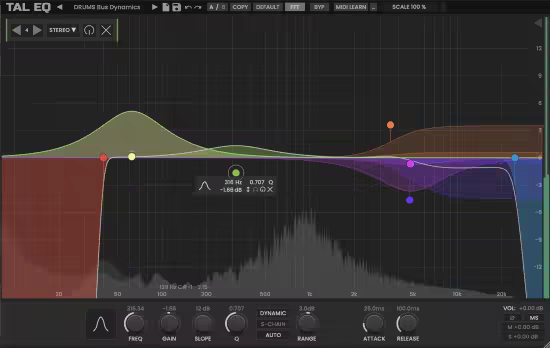 Togu Audio Line TAL-EQ v1.2.9 U2B macOS