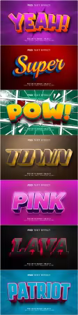 Psd text effect set vol 305