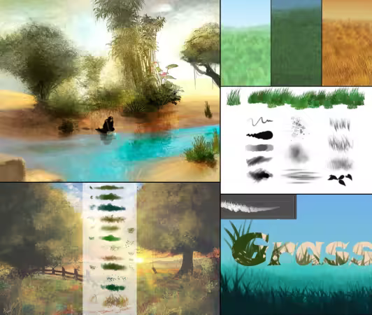 Nature Brushes Collection for Photoshop
