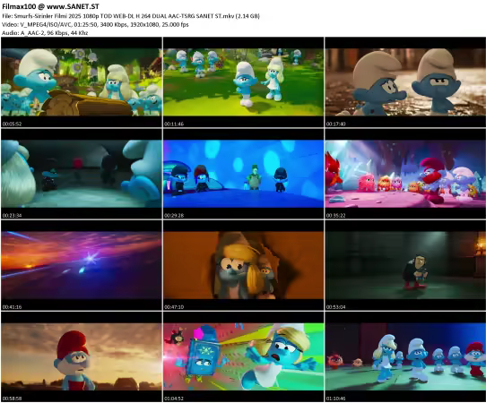 Smurfs-Sirinler Filmi 2025 1080p TOD WEB-DL H 264 DUAL AAC-TSRG