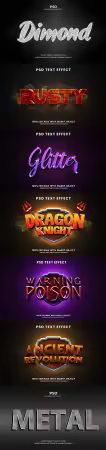 Psd text effect set vol 337