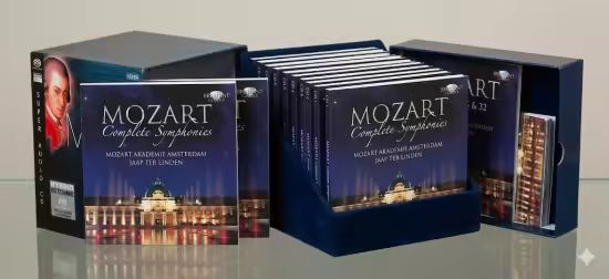 Mozart Akademie Amsterdam, Jaap ter Linden - Mozart: Symphonies[11 SACD Box set] (2005) SACD