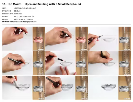Portrait Drawing Course: Learn to Draw Eyes, Nose and Mouth