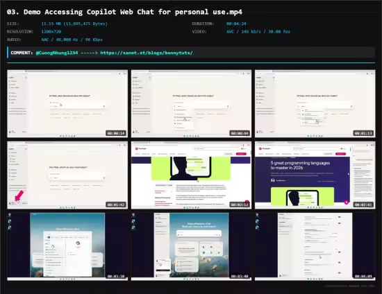 Copilot Web Chat