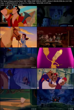 Beauty and the Beast 1991 1080p DSNP WEB-DL DDP 5.1 Atmos H264-BLOOM