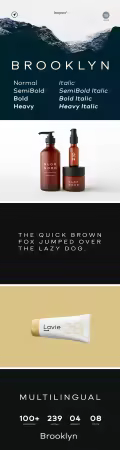 CM - BROOKLYN - Minimalist Font Family 3714665