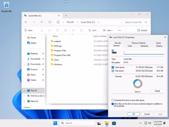 tiny11 Core 25H2 Build 26200.8117 Multilingual Preactivated
