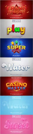 Psd text effect set vol 306