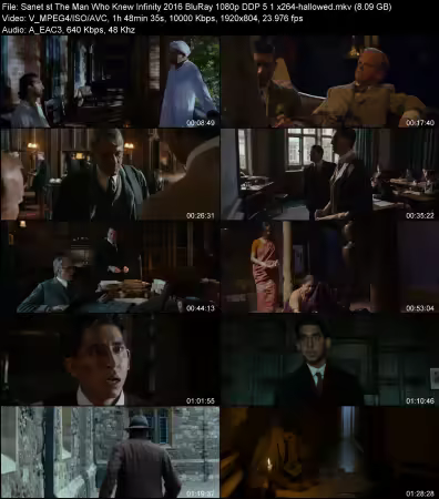 The Man Who Knew Infinity 2016 BluRay 1080p DDP 5.1 x264-hallowed