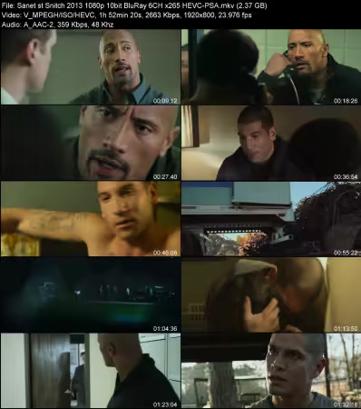 Snitch 2013 1080p 10bit BluRay 6CH x265 HEVC-PSA