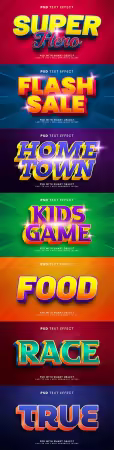 Psd text effect set vol 340