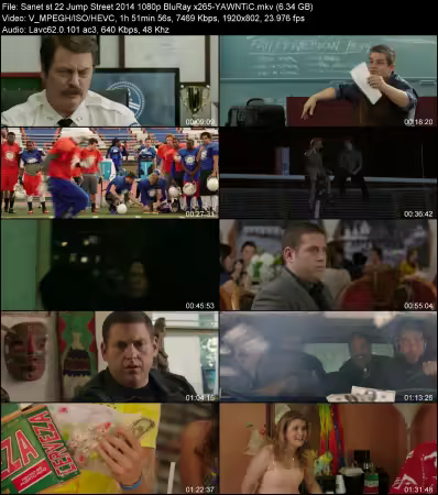 22 Jump Street 2014 1080p BluRay x265-YAWNTiC