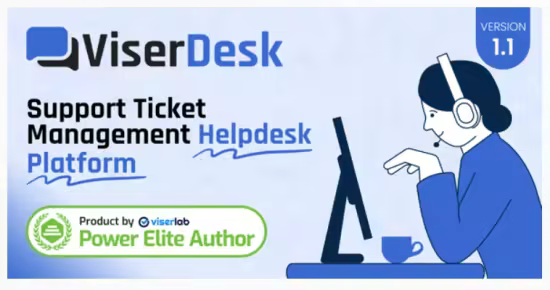 Codecanyon - ViserDesk v1.1 - Support Ticket Management Helpdesk Platform 59377686 - NULLED