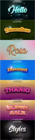 Psd text effect set vol 356