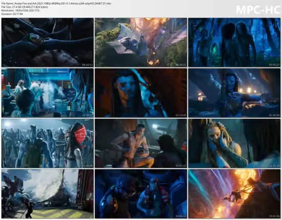 Avatar Fire and Ash 2025 1080p WEBRip DD+5.1 Atmos x264-playHD
