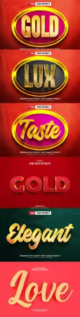 Psd text effect set vol 275