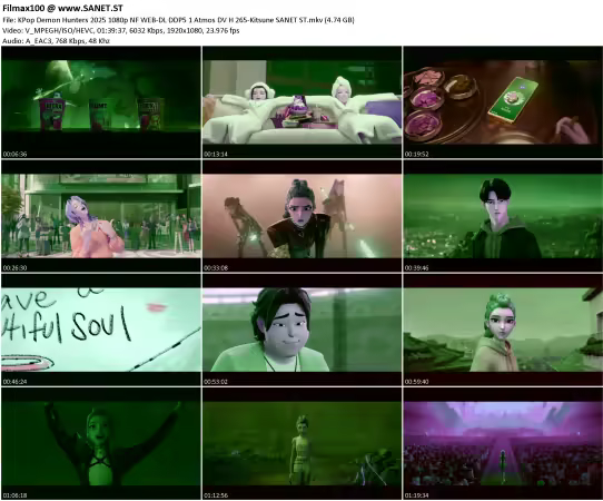 KPop Demon Hunters 2025 1080p NF WEB-DL DDP5.1 Atmos DV H265-Kitsune