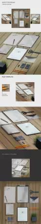 Realistic Identity PSD Mockups Pack
