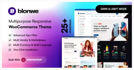 Themeforest - Blonwe v1.3.5 - Multipurpose WooCommerce Theme 48378751