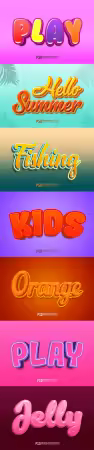 Psd text effect set vol 334
