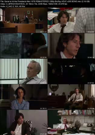 All the Presidents Men 1976 REMASTERED 1080p BluRay HEVC x265 BONE