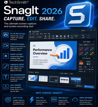 TechSmith Snagit 26.2.0.10833 (x64) Multilingual
