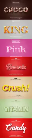 Psd text effect set vol 375