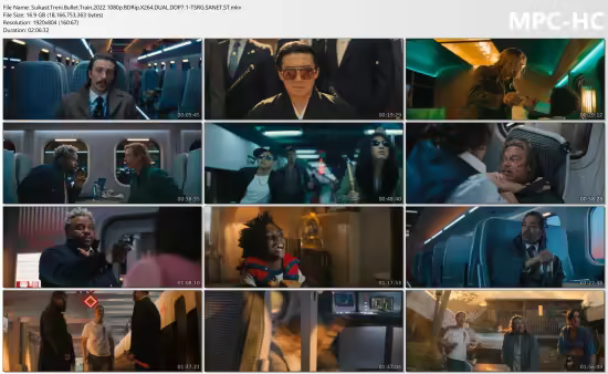 Suikast Treni Bullet Train 2022 1080p BDRip X264 DUAL DDP7.1-TSRG