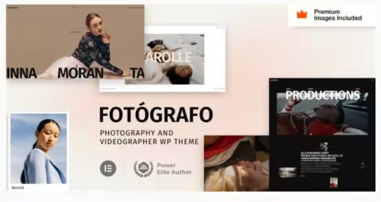 Themeforest - Fotógrafo v28 - Photography Videographer WordPress Theme 54152110