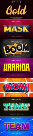 Psd text effect set vol 308