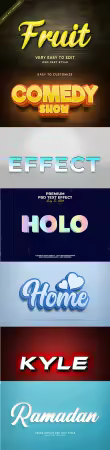 Psd text effect set vol 315