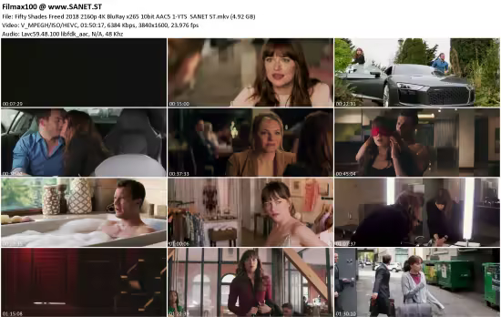 Fifty Shades Freed 2018 2160p 4K BluRay x265 10bit AAC5.1-YTS