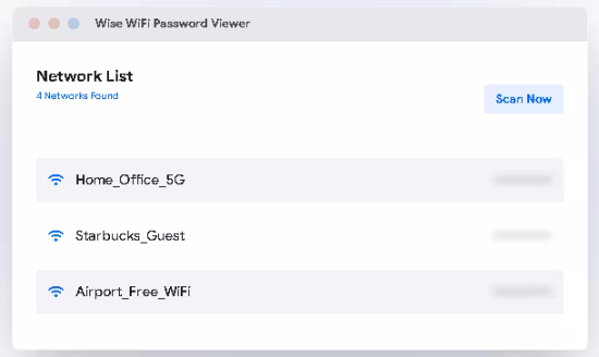 Wise Wi-Fi Password Viewer 1.0