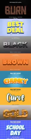 Psd text effect set vol 281