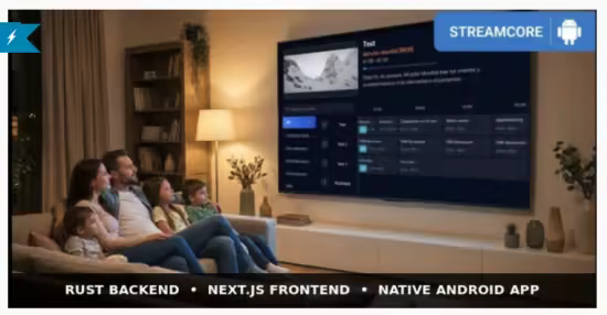 Codecanyon - StreamCore 1.2.0 - IPTV/OTT Platform with Reseller Panel &amp; Android TV App 61225431