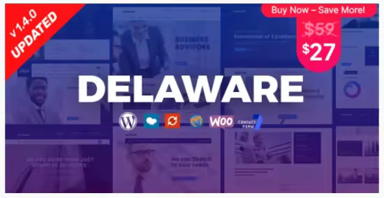 Themeforest - Delaware v1.4.0 - Consulting and Finance WordPress Theme 22717618
