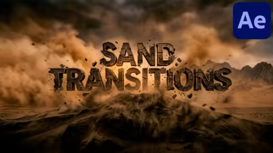 Videohive - Sand Transitions for After Effects - 62596545